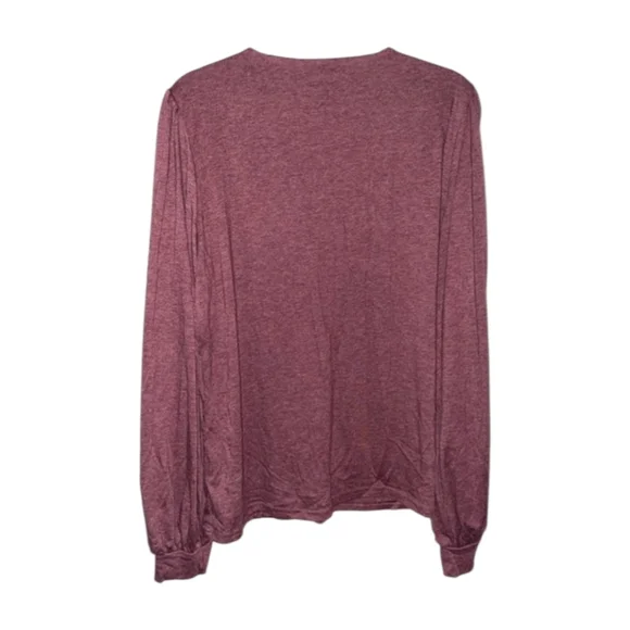 Agnes Urban Mauve Long Sleeve Blouse Size XL NWOT - Picture 3 of 5